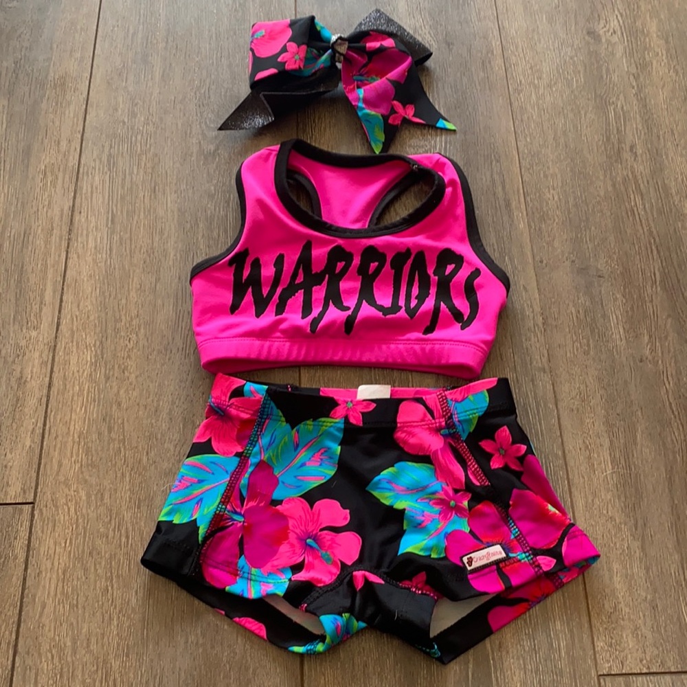 GIRLS CRAZYPANTS WARRIOR 3 PC OUTFIT SET